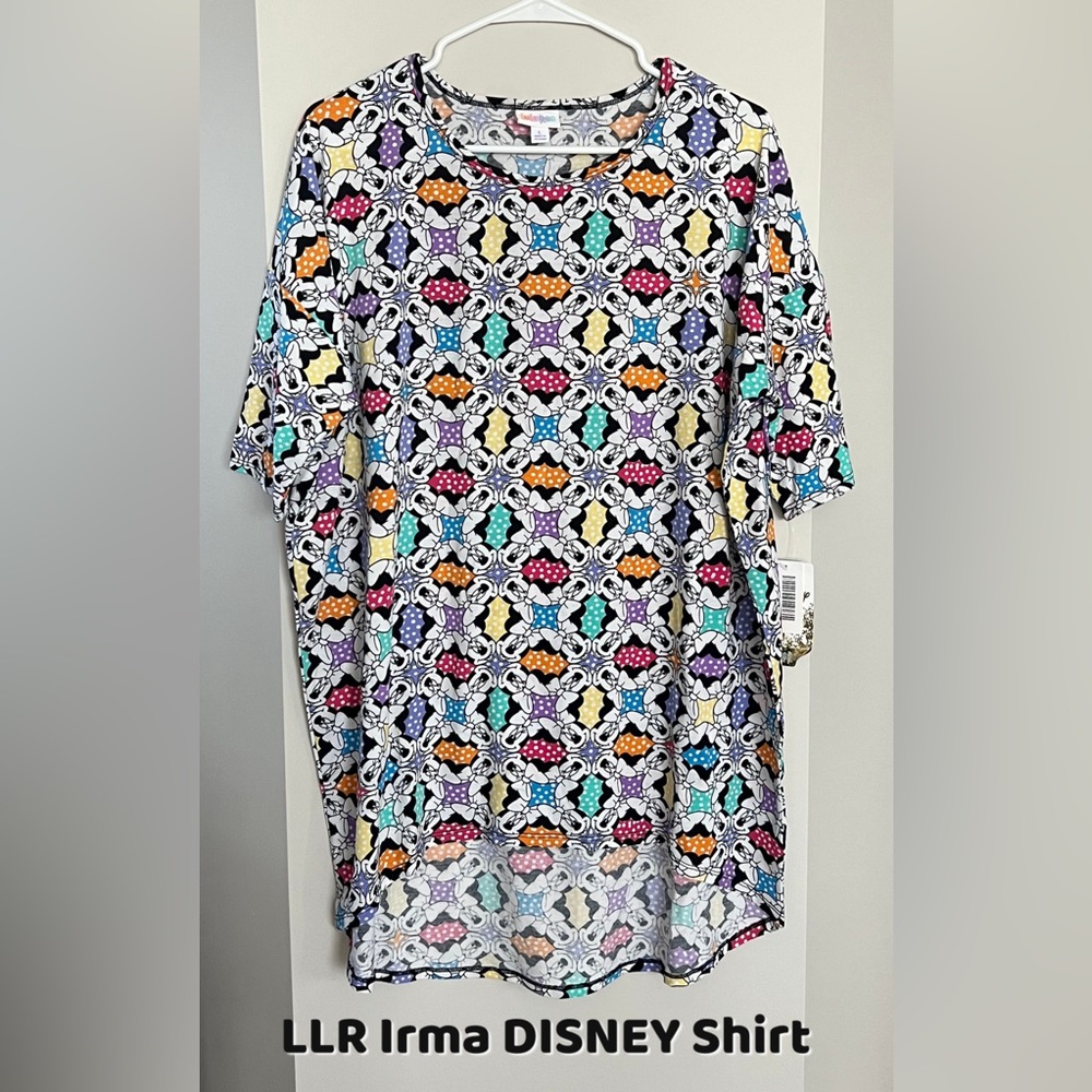 NWT LulaRoe Disney Irma Shirt, Size L